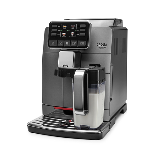 gaggia milano cadorna prestige zijaanzicht met melkkan