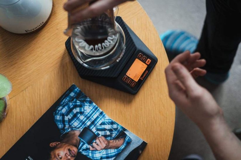 koffie weegschaal
