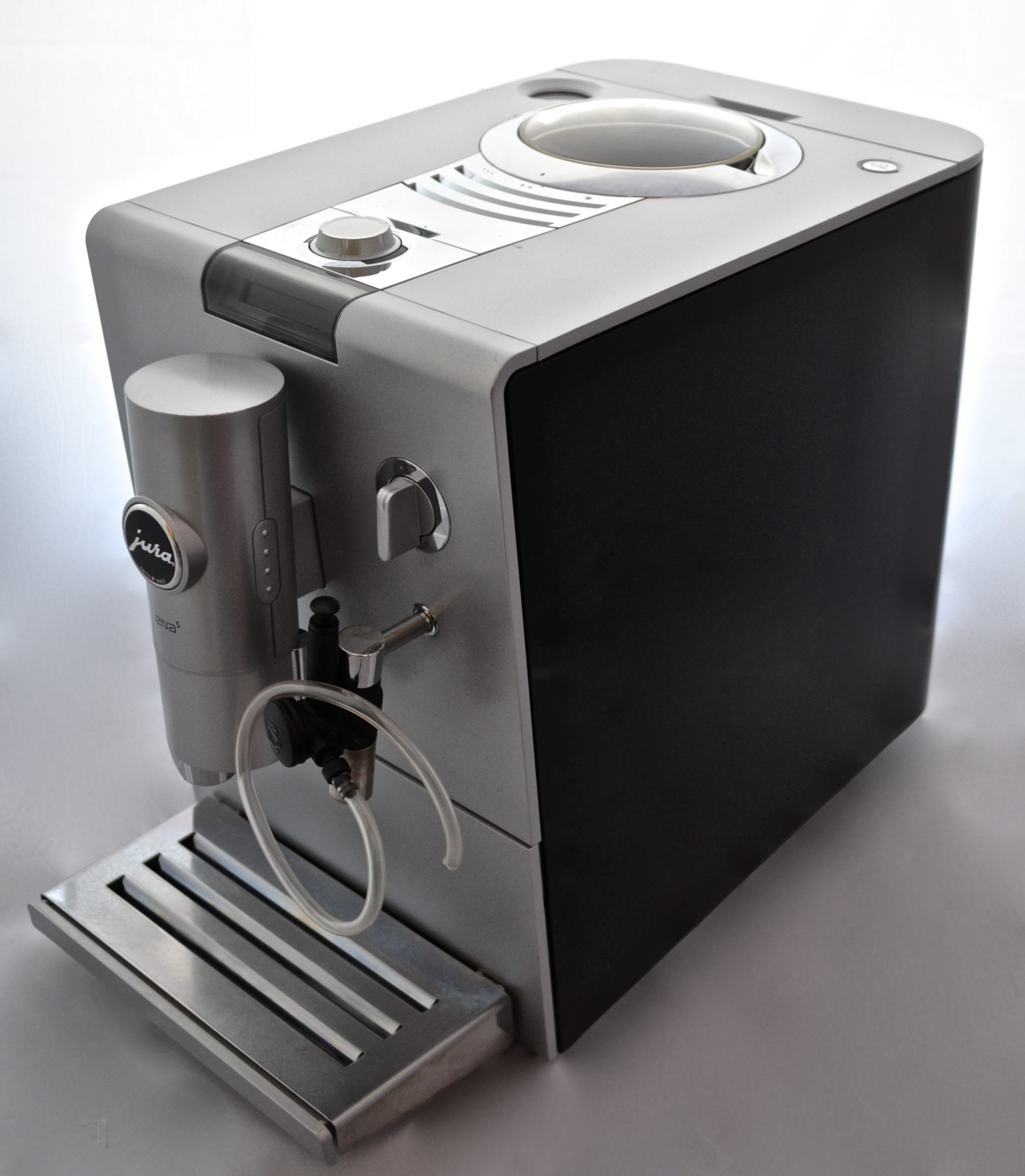 Jura koffiemachine voorkant bovenkant